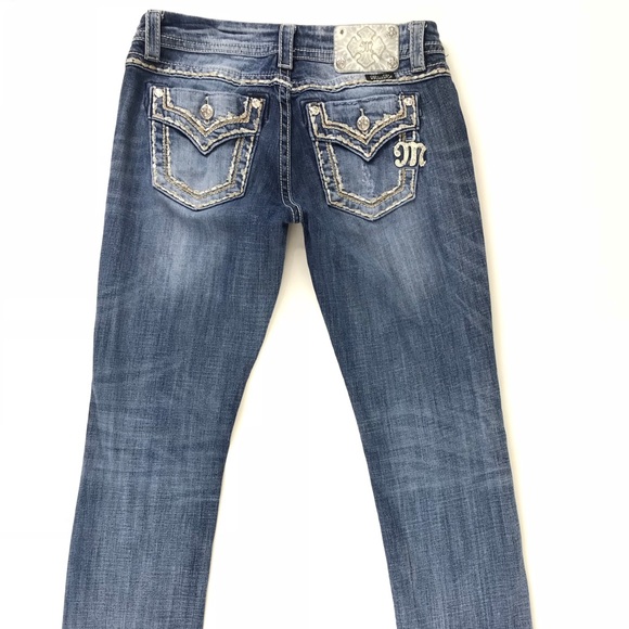 🔴SOLD Miss Me Womens Easy Straight Jeans 28 - Picture 8 of 8